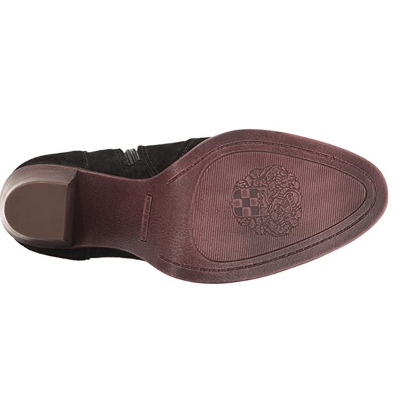 Vince Camuto Fenyia Black Suede Ankle Bootie - Picture 5 of 8